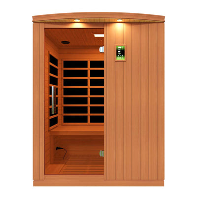 Dynamic Saunas Elite 3 Person Ultra Low EMF Infrared Home Sauna(Open Box) - VMInnovations