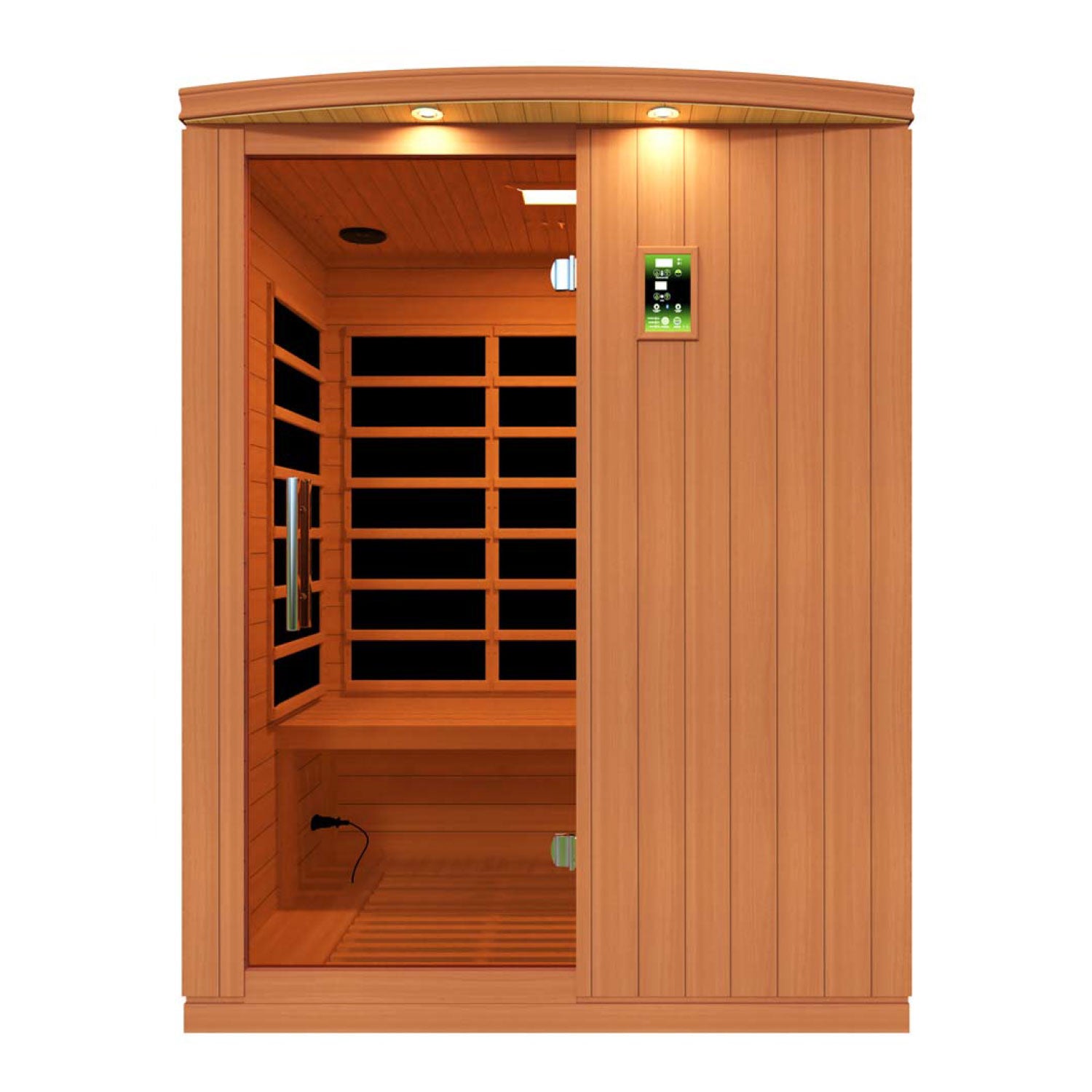 Dynamic Saunas Elite 3 Person Ultra Low EMF Infrared Lighting Home Sauna (Used) - VMInnovations
