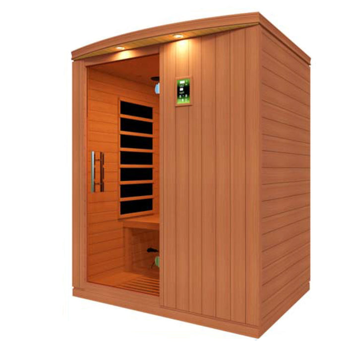 Dynamic Saunas Elite 3 Person Ultra Low EMF Infrared Home Sauna(Open Box) - VMInnovations
