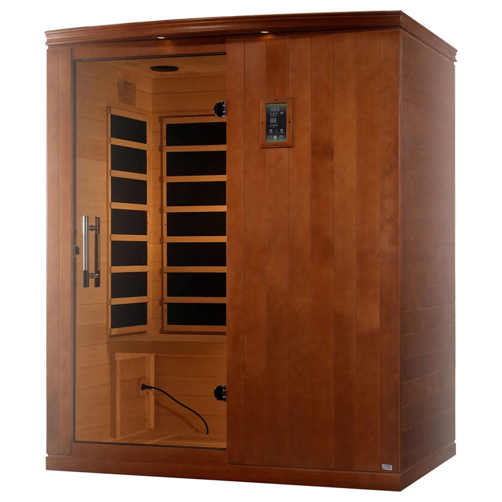 Dynamic Saunas Elite 3 Person Ultra Low EMF Infrared Home Sauna(Open Box) - VMInnovations