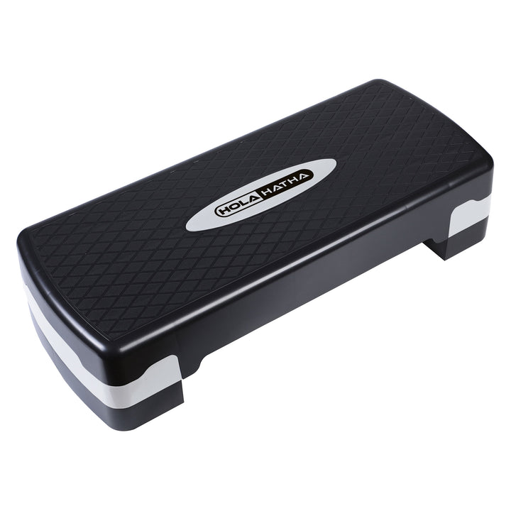 HolaHatha Aerobic Step Platform Exercise Equipment w/ Adjustable Height (Used) - VMInnovations