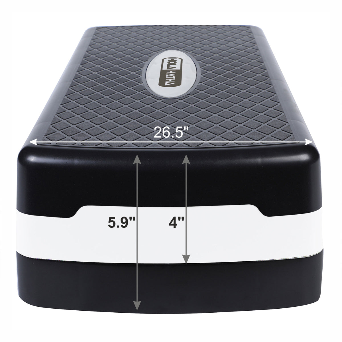 HolaHatha Step Platform Exercise Fitness Equipment w/Adjustable Height(Open Box) - VMInnovations