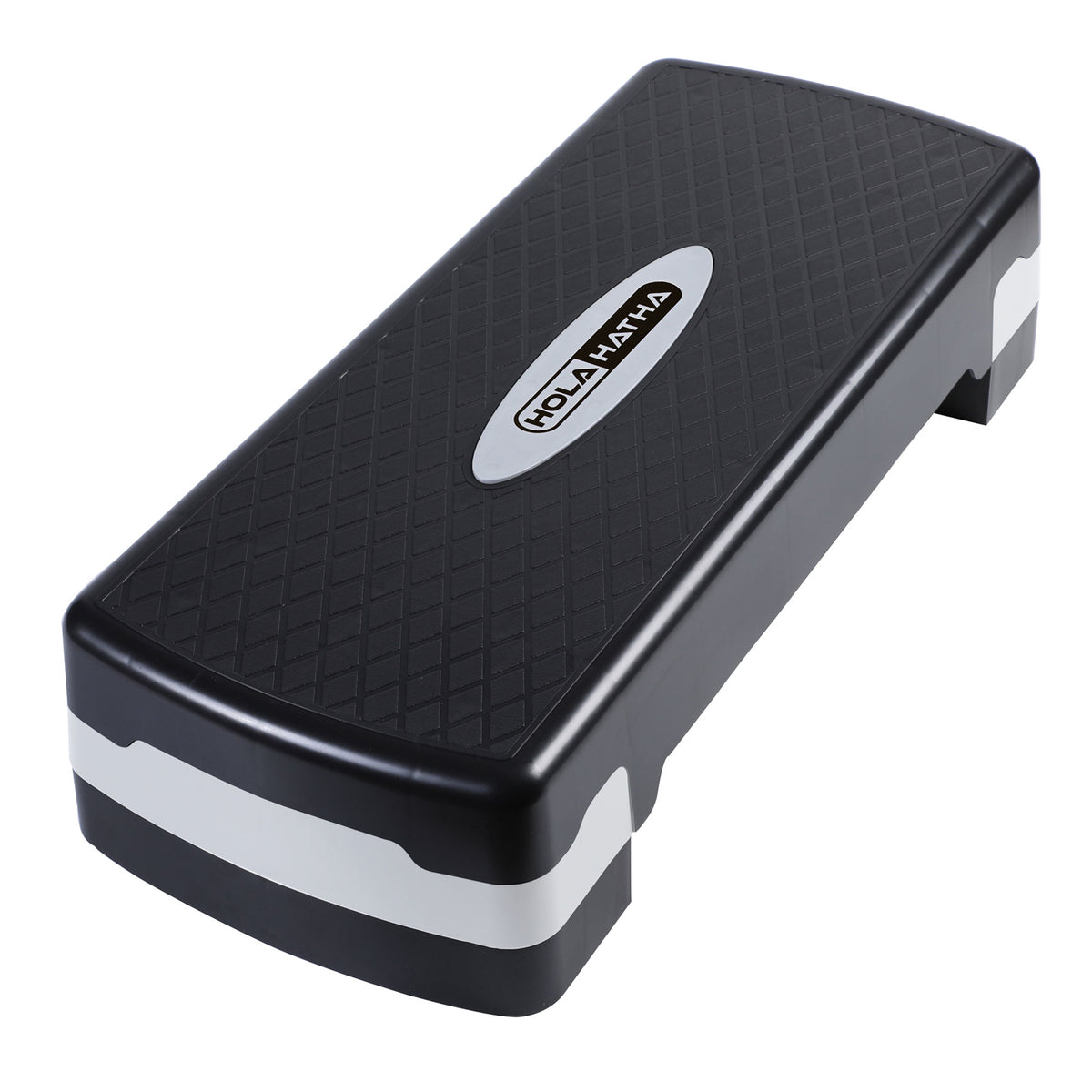 HolaHatha Step Platform Exercise Fitness Equipment w/Adjustable Height(Open Box) - VMInnovations