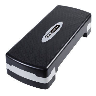 HolaHatha Aerobic Step Platform Exercise Equipment w/ Adjustable Height (Used) - VMInnovations