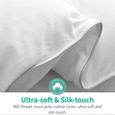 APSMILE Queen Size Heavyweight Feathers Down Cotton Duvet Comforter (Open Box) - VMInnovations