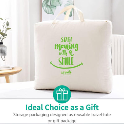 APSMILE Queen Size Heavyweight Feathers Down Cotton Duvet Comforter (Open Box) - VMInnovations