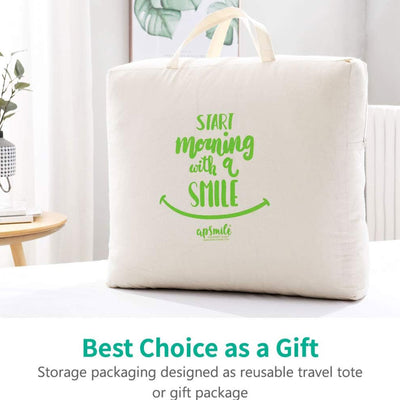APSMILE Lightweight Feathers Down Full Queen Duvet Comforter, White (Open Box) - VMInnovations