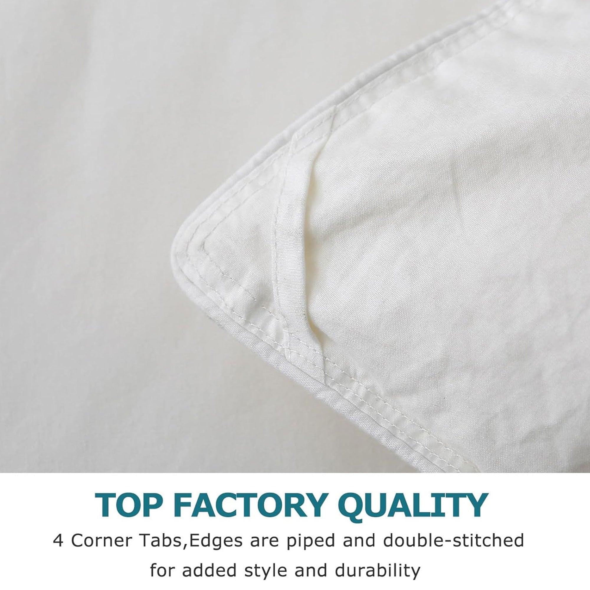 BPC 90x106 In King Sized Lightweight Feathers Down Comforter, White (Used) - VMInnovations