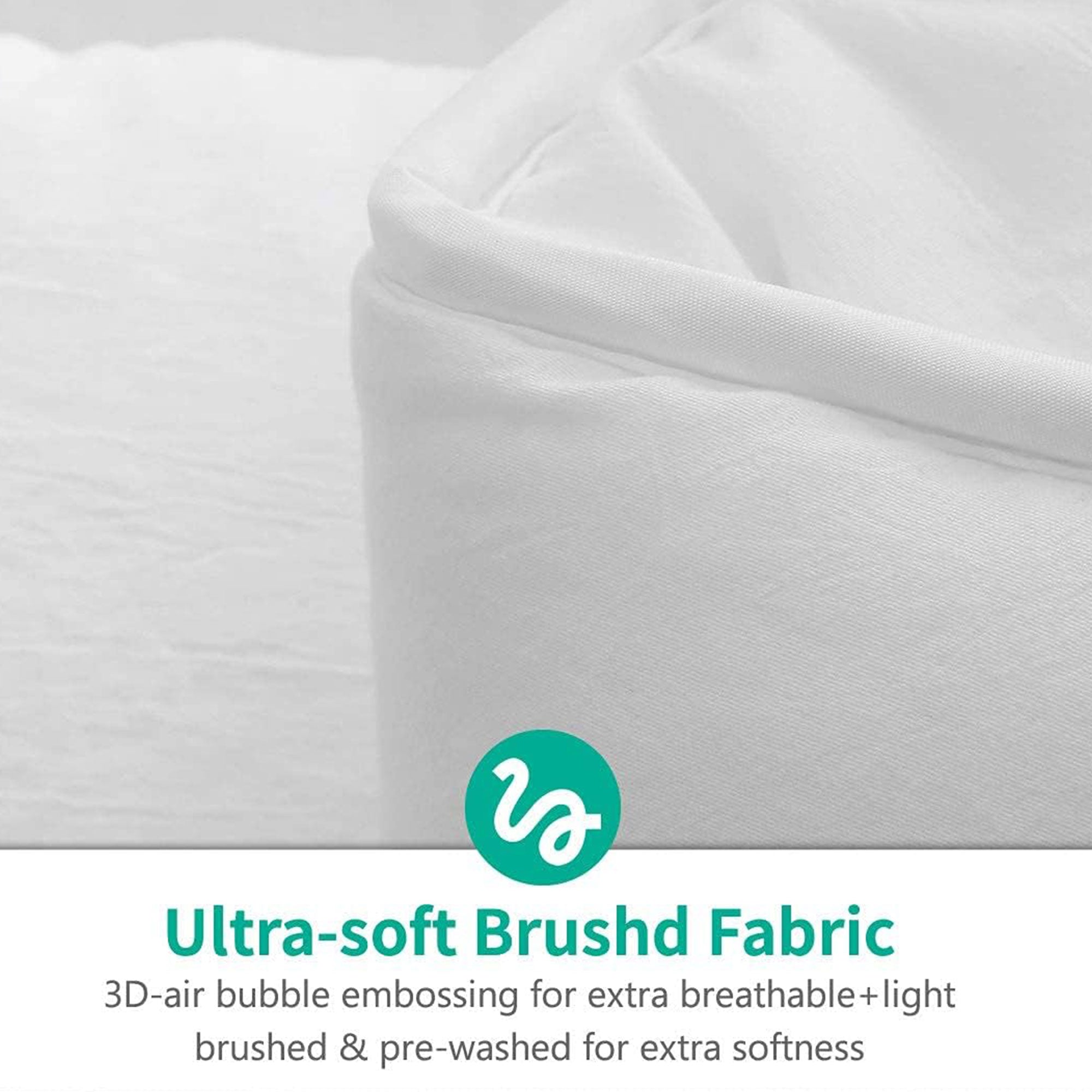 APSMILE Reversible Down Alternative Full King Comforter, All White (Used) - VMInnovations