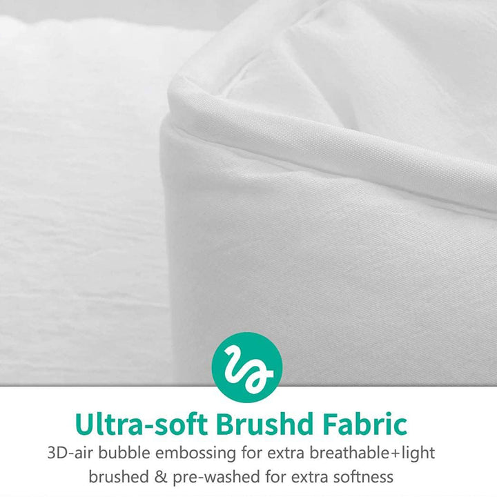 APSMILE Reversible All Season Down Alternative Full King Comforter (Open Box)