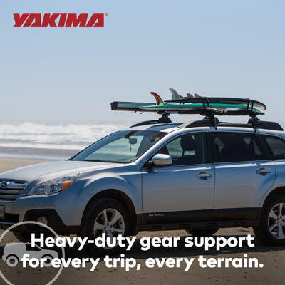 Yakima Aluminum OverHaul HD Towers, 68" Heavy Duty Crossbars, SideBar Side Rails