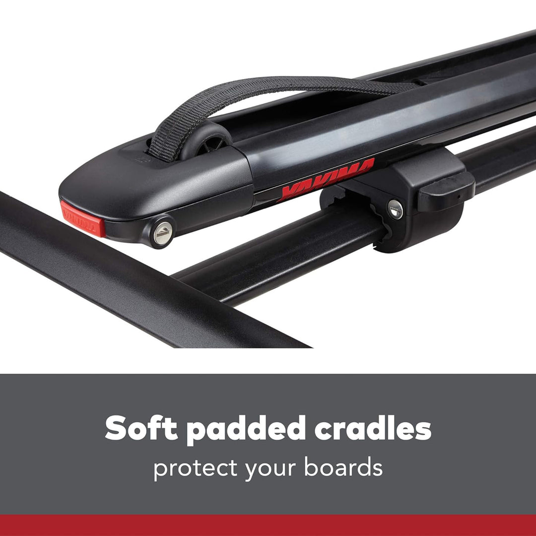 Yakima SupDawg Rooftop Stand Up Paddleboard & Surfboard Rack, Black (Open Box)