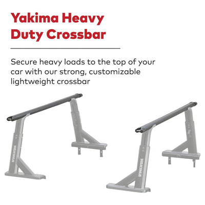 Yakima 60 Inch Heavy Duty Crossbars w/Rubber Infill, Works w/StreamLine Towers