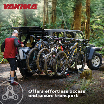 Yakima Hitch Mount Swing Away Rack Adapter for 2" Receivers,Black(Used) - VMInnovations