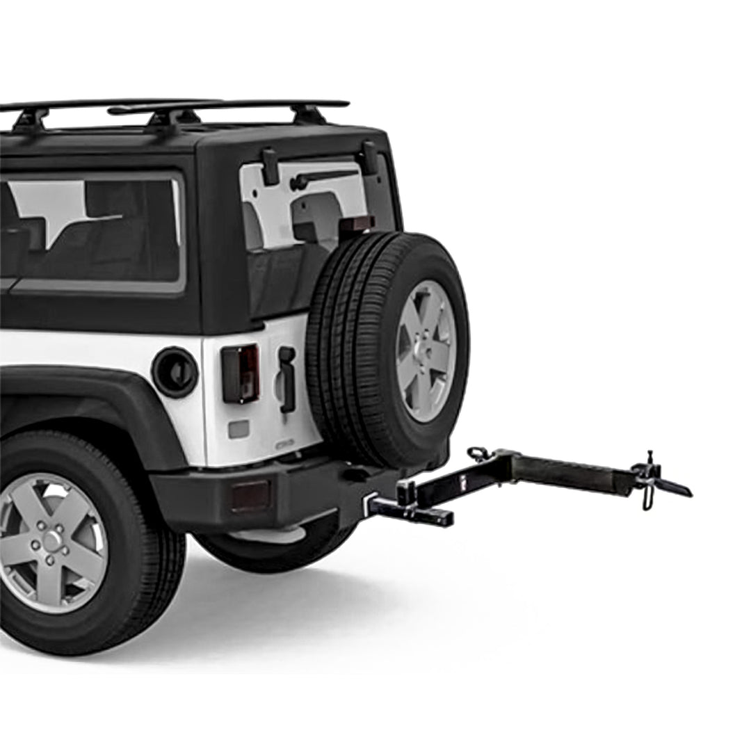Yakima Hitch Mount Swing Away Rack Adapter for 2 Inch Receivers, Black(Open Box)