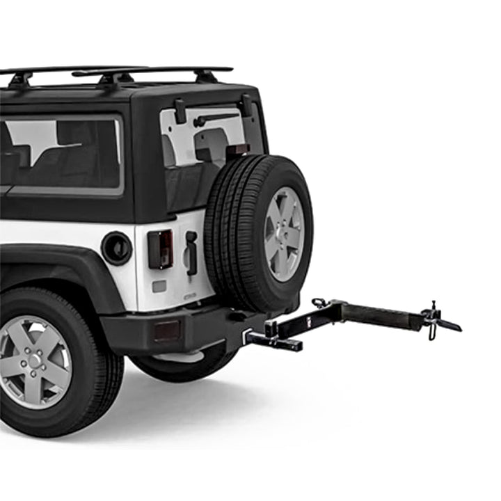 Yakima Hitch Mount Swing Away Rack Adapter for 2 Inch Receivers, Black(Open Box)