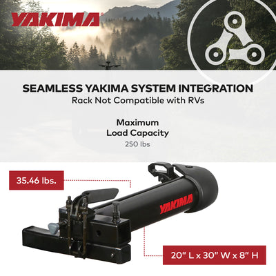 Yakima HoldUp 2" Bicycle Bike Rack, HoldUp Rack Extension & BackSwing Adapter