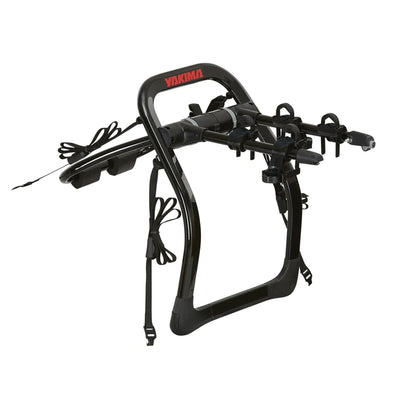 Yakima FullBack 3 Bike Capacity Trunk Bike Strap Rack with ZipStrips, Black