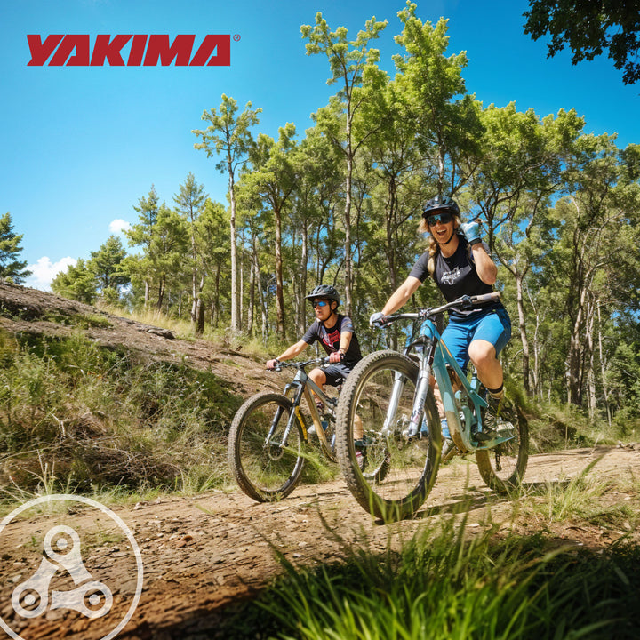 Yakima 3 Bike Capacity Trunk Bike Strap Rack with ZipStrips, Black (For Parts)