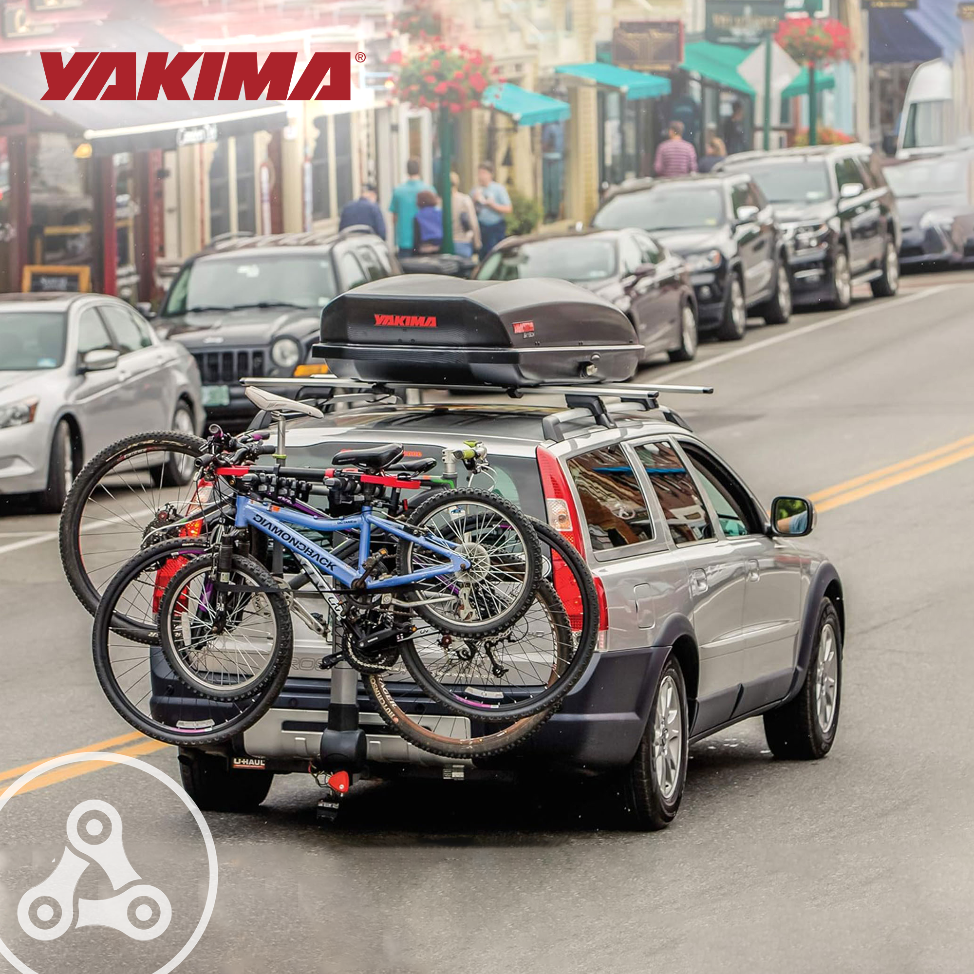 Yakima RidgeBack Tilt Away Hitch Bike Rack Holds 5; for Cars, SUVs, Trucks(Used) - VMInnovations