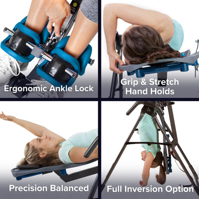 TEETER FitSpine X1 Inversion Table w/Flexible 8 Point Floating Suspension (Used) - VMInnovations