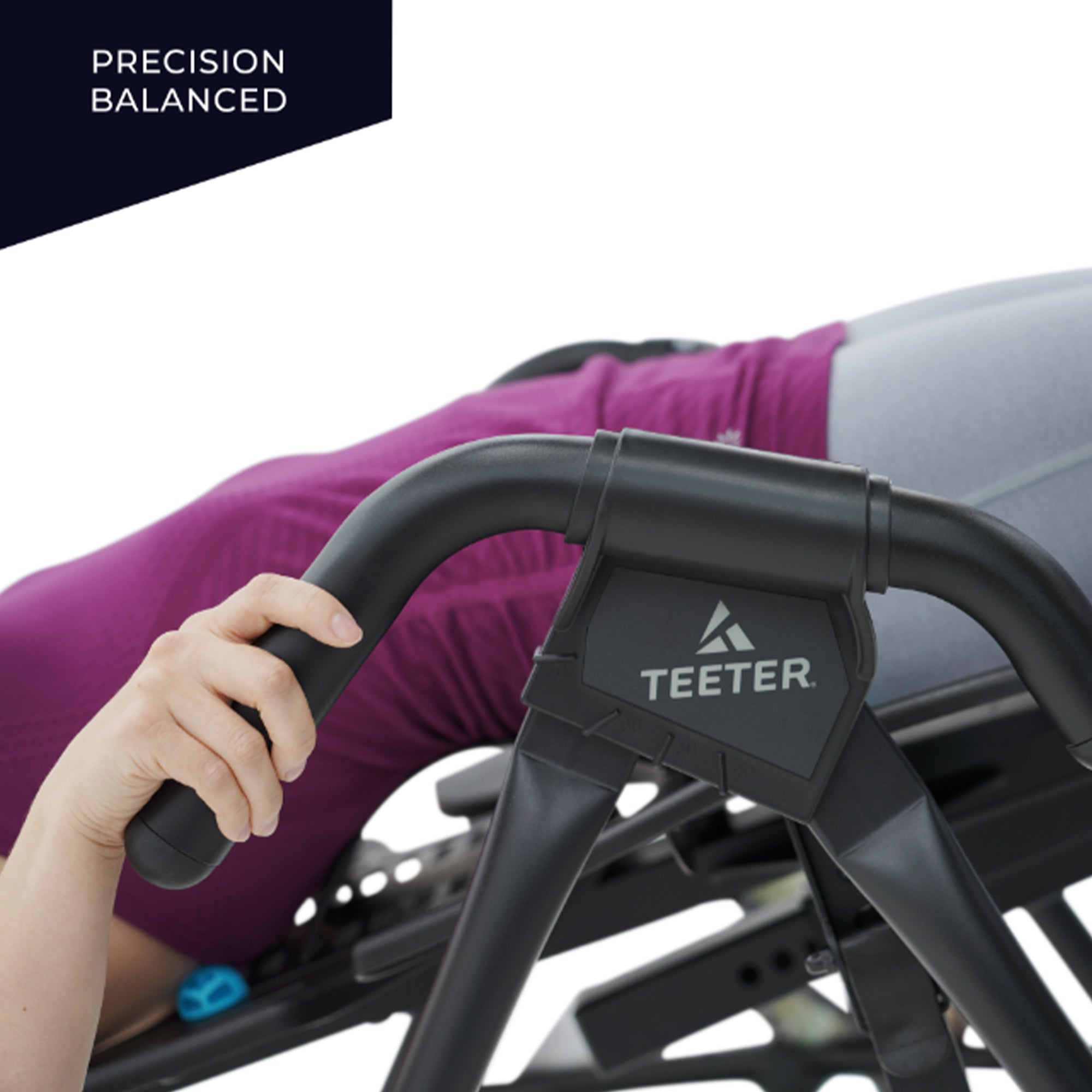 TEETER Inversion Table w/ComforTrak Backrest for Back & Muscle Pain, Black(Used) - VMInnovations