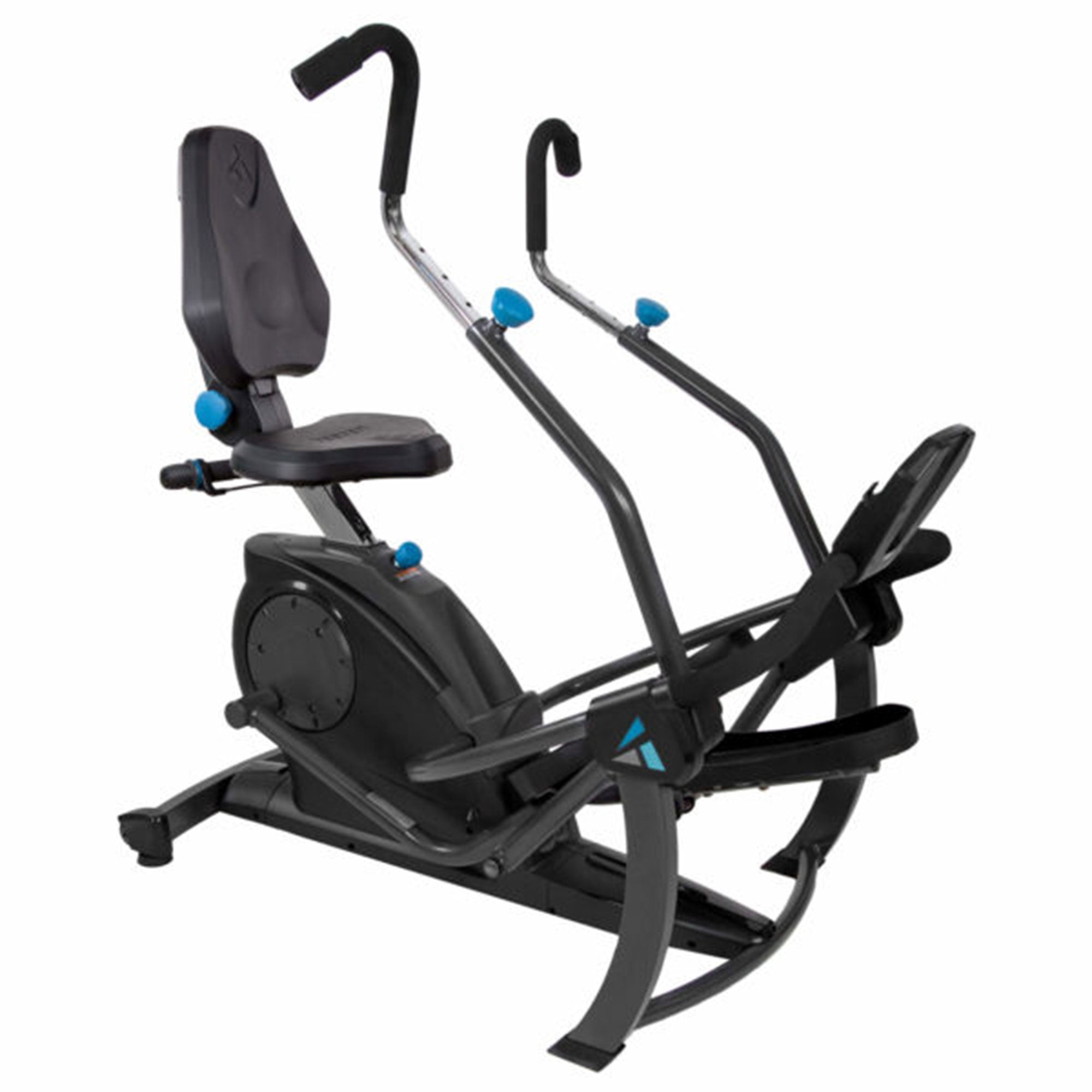 Teeter 106.9 Pound FreeStep LT1 Recumbent Cross Trainer and Elliptical, Black - VMInnovations