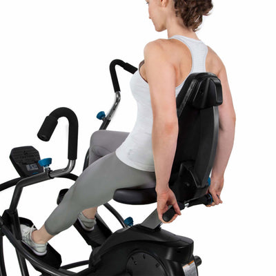 Teeter 106.9lb FreeStep LT1 Recumbent Cross Trainer & Elliptical, Black (Used) - VMInnovations