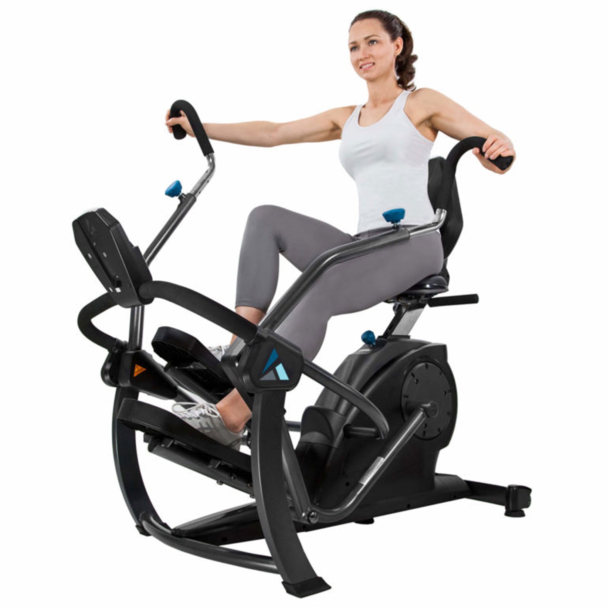 Teeter 106.9lb FreeStep LT1 Recumbent Cross Trainer & Elliptical, Black (Used) - VMInnovations