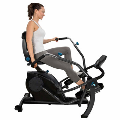 Teeter 106.9lb FreeStep LT1 Recumbent Cross Trainer & Elliptical, Black (Used) - VMInnovations