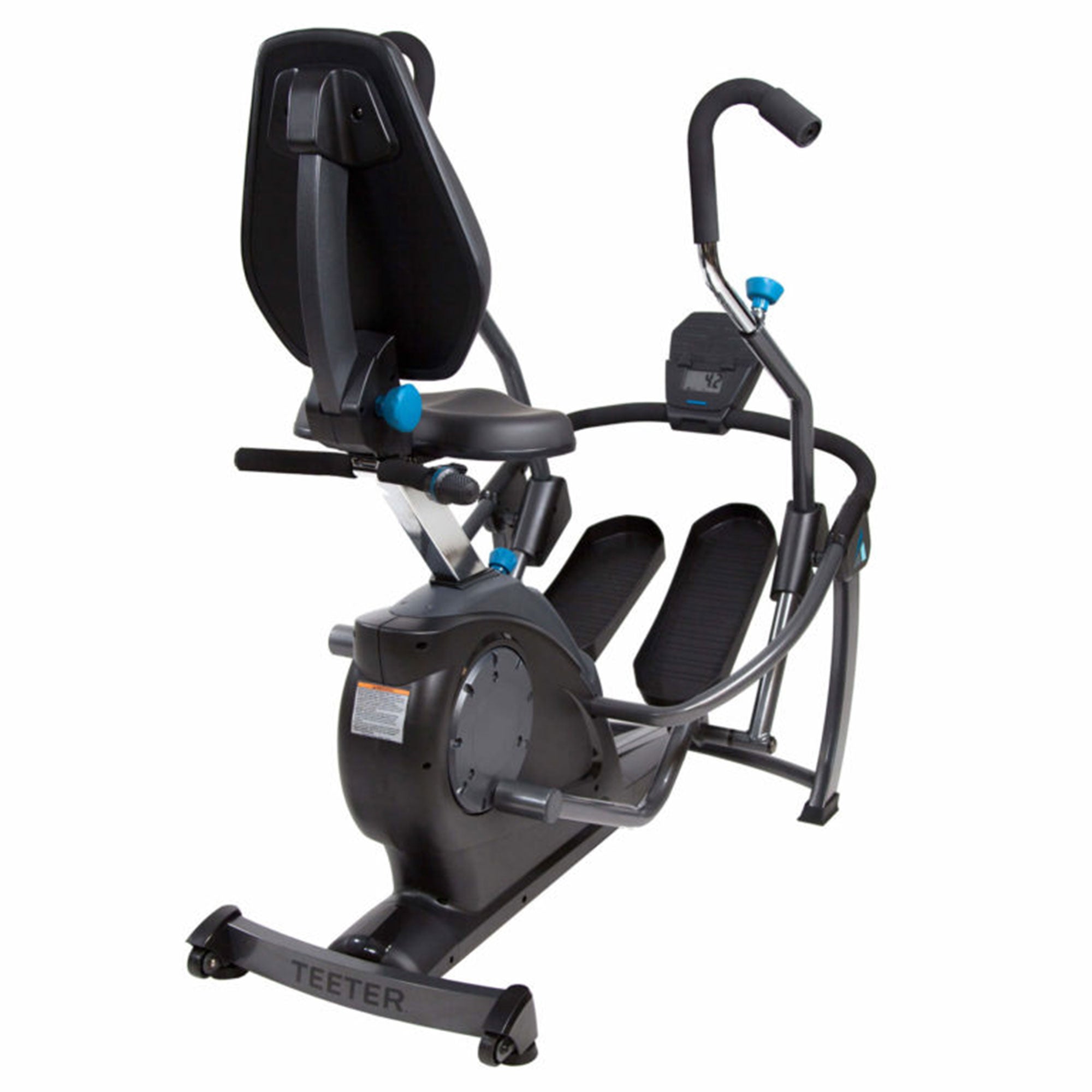Teeter 106.9lb FreeStep LT1 Recumbent Cross Trainer & Elliptical, Black (Used) - VMInnovations