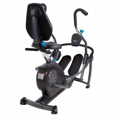 Teeter 106.9lb FreeStep LT1 Recumbent Cross Trainer & Elliptical, Black (Used) - VMInnovations