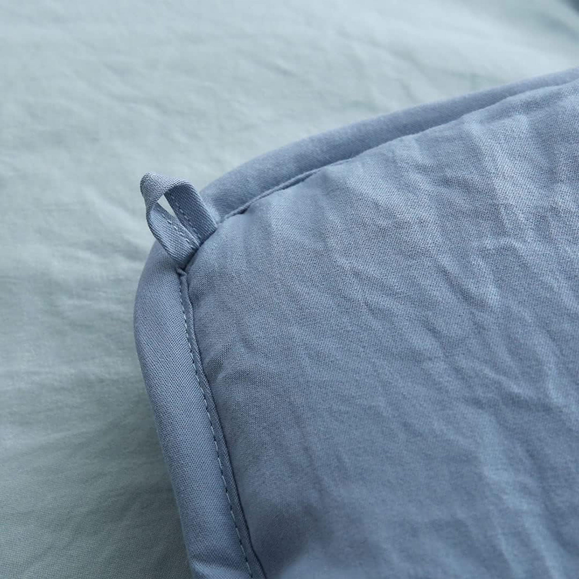 APSMILE Reversible All Season Down Full Queen Comforter, Light Blue (Open Box) - VMInnovations