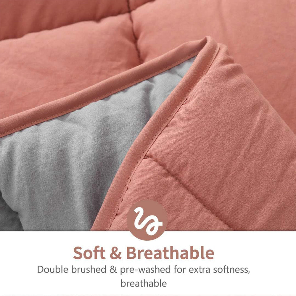 APSMILE Reversible King UltraSoft Fluffy Microfiber Bed Comforter, (Open Box) - VMInnovations