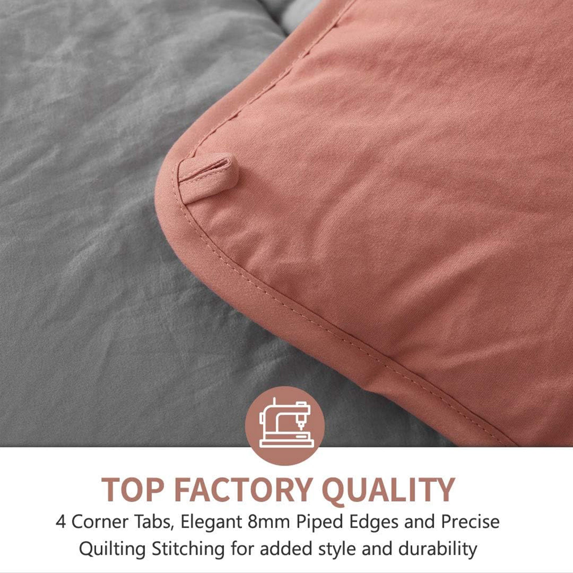 APSMILE Reversible King UltraSoft Fluffy Microfiber Bed Comforter, (Open Box) - VMInnovations