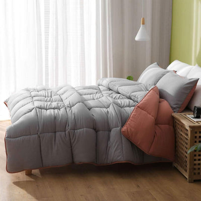 APSMILE Reversible King UltraSoft Fluffy Microfiber Bed Comforter, (Open Box) - VMInnovations