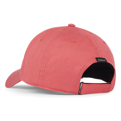 Titleist Montauk Lightweight Adjustable Style Cap for Golfers, Island Red/White
