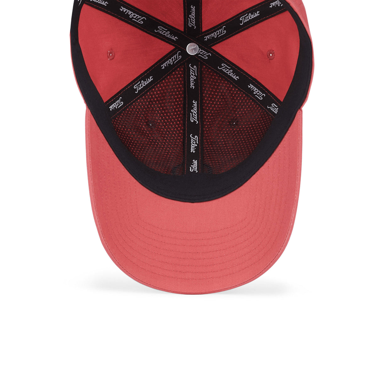 Titleist Montauk Lightweight Adjustable Style Cap for Golfers, Island Red/White