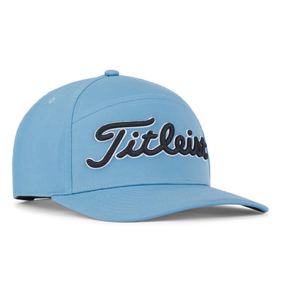Titleist Diego Semi Curved Bill Split Panel Snapback Golf Cap, Niagara/Black