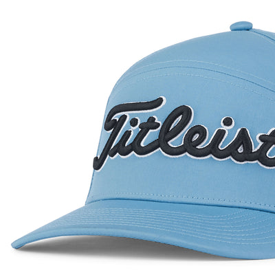 Titleist Diego Semi Curved Bill Split Panel Snapback Golf Cap, Niagara/Black