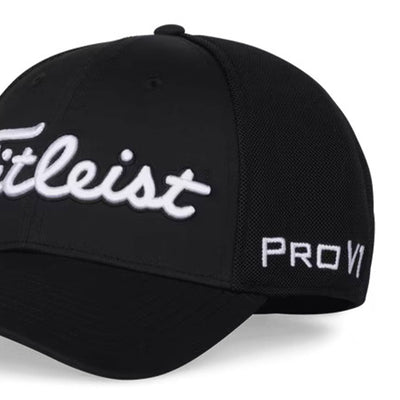 Titleist Tour Sports Staff Collection XL/XXL Mesh Standard Curve Bill Golf Cap