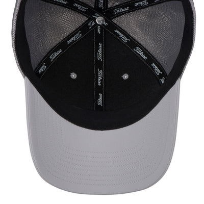 Titleist Tour Sports Small to Medium Mesh Standard Curve Bill Golf Cap Hat, Gray