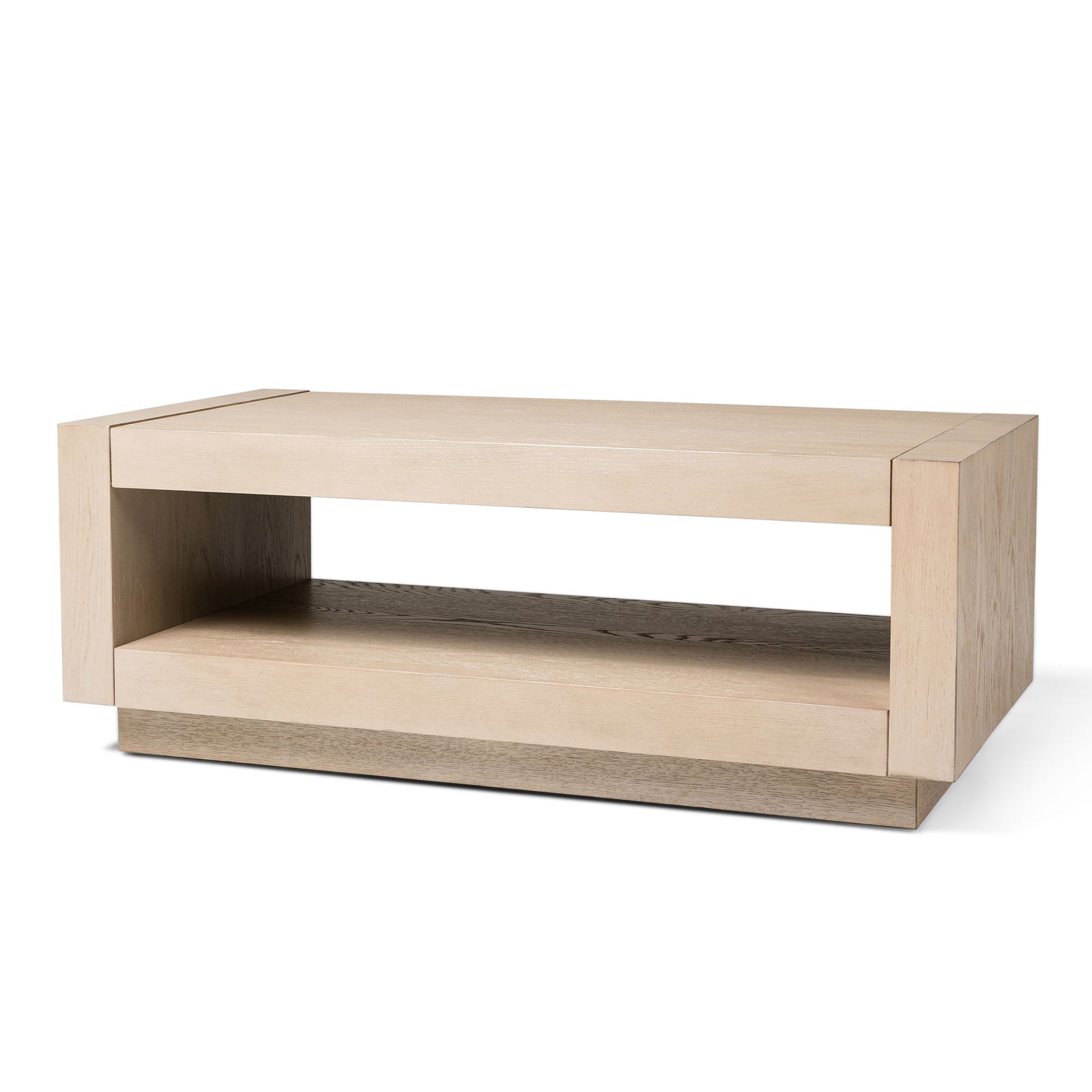 Maven Lane Contemporary Wooden Coffee Table in Refined White Finish (Open Box) - VMInnovations