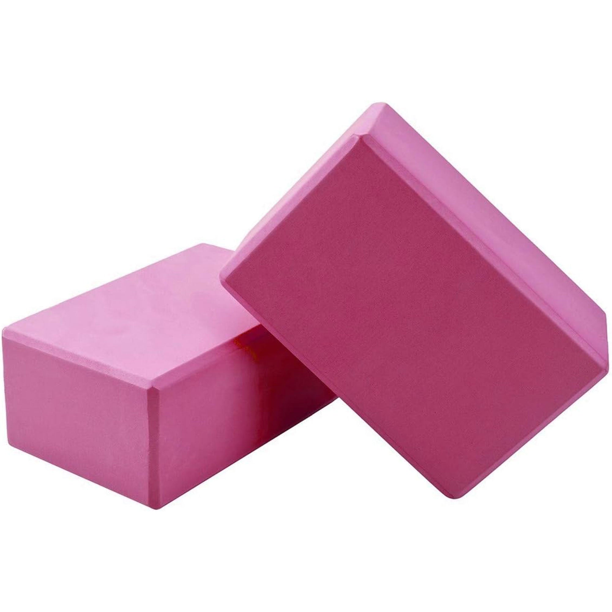BalanceFrom Fitness 7 Piece Yoga Set with Mat, Stretch Strap & Knee Pad, Pink - VMInnovations