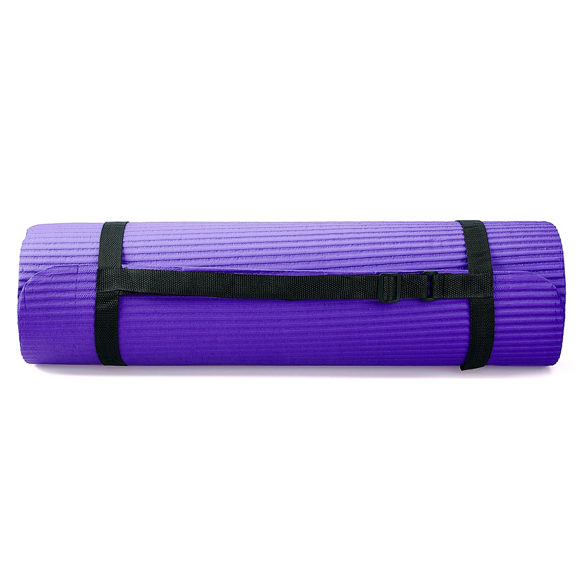 BalanceFrom Fitness 7 Piece Yoga Set w/Mat, Strap & Knee Pad, Purple (For Parts) - VMInnovations