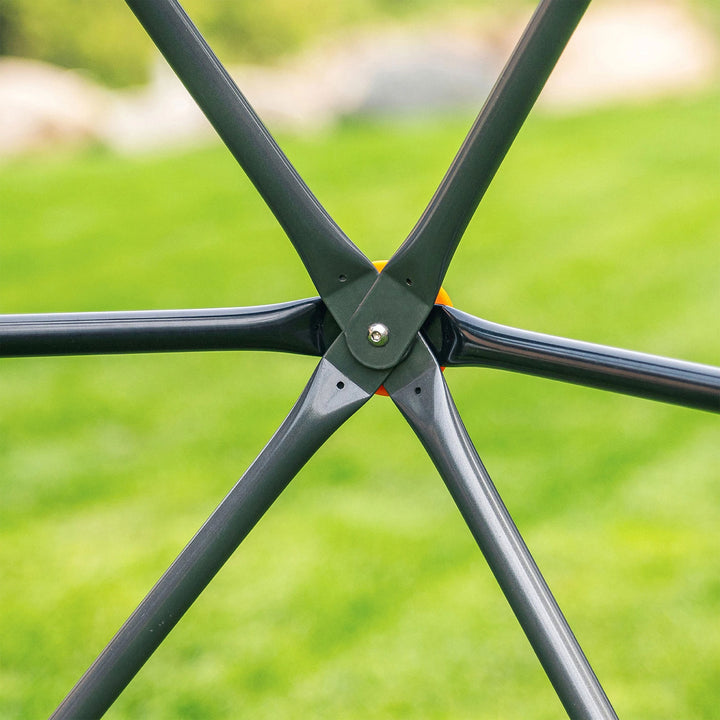gobaplay Powder Coated Steel Geometric Climbing Dome with 3 Anchors (Open Box) - VMInnovations