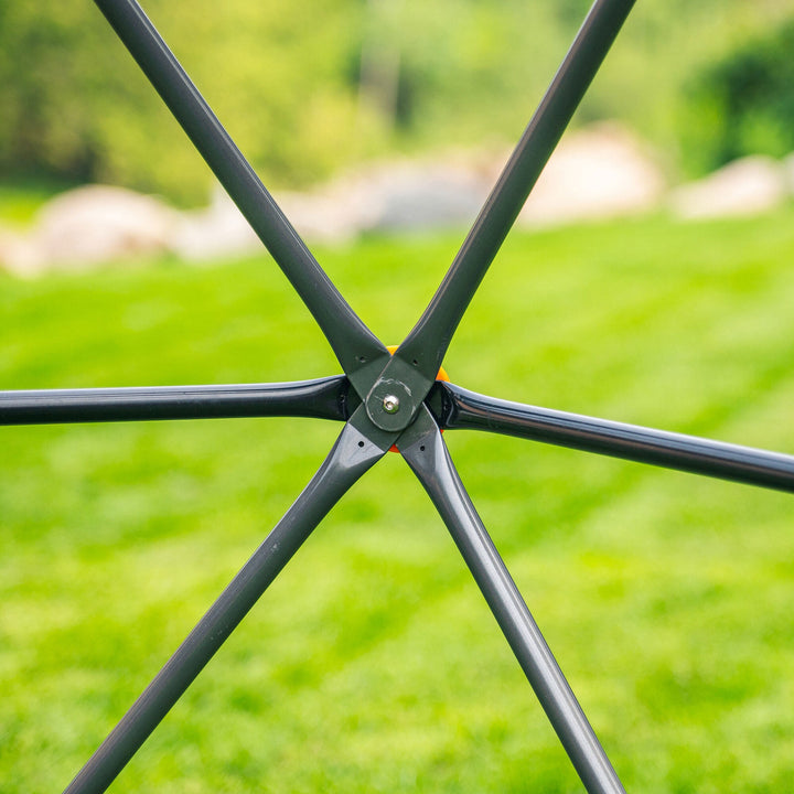 gobaplay Powder Coated Steel Geometric Climbing Dome with 3 Anchors (Open Box)