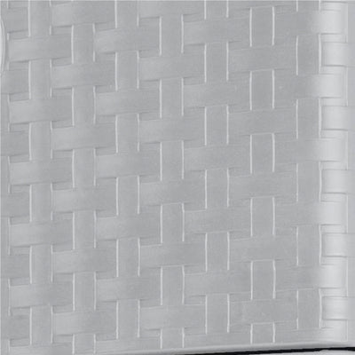 Sterilite 3 Drawer Weave Storage Tower Plastic Organizer Dresser Drawers, Cement - VMInnovations