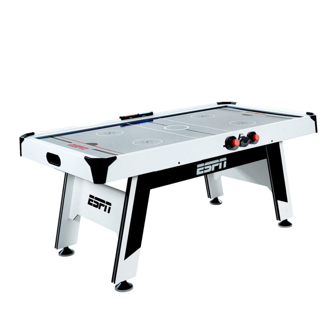 Rally and Roar 72'' Air Powered Hockey Arcade Game Table with Table Tennis Conversion Top