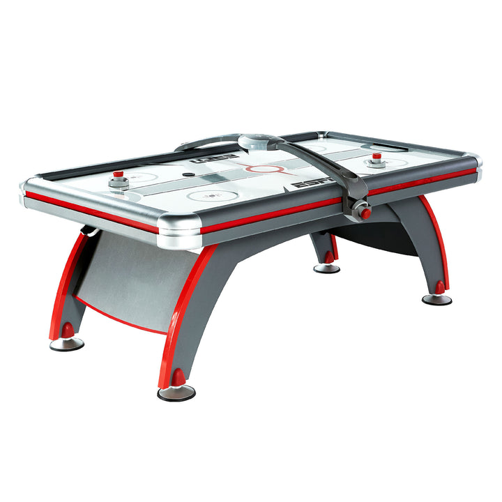 Rally and Roar 7 Foot Air Powered Hockey Table w/ Electronic Scorer, 2 Pucks and 2 Pushers